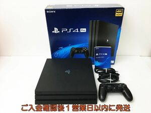 【1円】PS4Pro 本体 セット 1TB ブラック SONY Playstation4 Pro CUH-7200B 初期化/動作確認済 FW11.00 DC11-96rm/G4