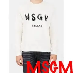 MSGM オフホワイト トレーナー