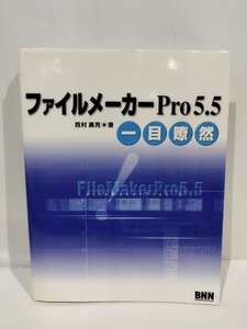 ファイルメーカーPro5.5 一目瞭然　西村勇亮　著　BNN　刊【ac01v】