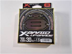 【新品!!】YGK ヨツアミ X-BRAID アップグレード X8 200m 1.5号 30LB 4582550710463