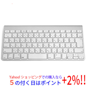 【中古】Apple Wireless Keyboard (JIS) MC184J/A(A1314) [管理:1050003642]