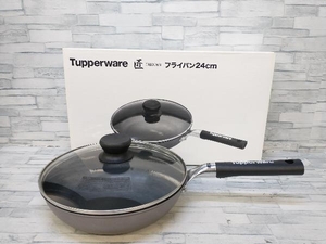 Tupperware 匠 TAKUMI フライパン 24cm ガラス蓋付き アルミニウム合金 タッパーウェア