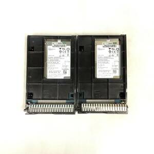 K6041077 HP 600GB SAS 15K 2.5インチ HDD 2点【中古動作品】