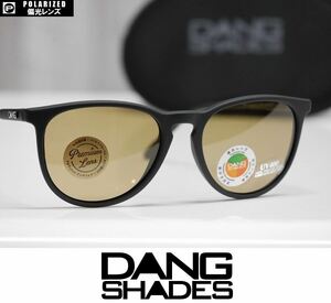 【新品】DANG SHADES FENTON サングラス プレミアム 偏光レンズ Black Soft / Light Amber Polarized Premium 正規品 vidg00430-fbr