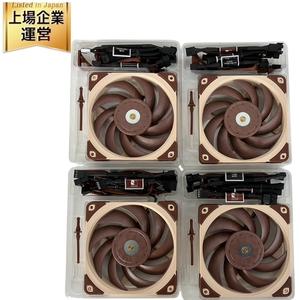 Noctua NF-A12x25 PWM PCケースファン 4個セット PC周辺機器 中古 S9532739