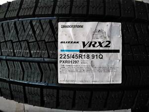 ブリヂストン ２２５/４５R１８ ９１Q BLIZZAK VRX2 格安新品４本セット