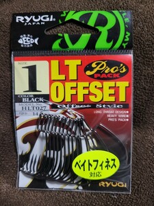 ★RYUGI★LT OFFSET Pro’s PACK SIZE 1 Color BLACK 新品未開封品 14本 リューギ ロングスロート オフセット プロズパック ベイトフィネス