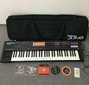 P309-H25-1114 Roland ローランド JUNO-G シンセサイザー Version2 Sampling Expansion ケース有 通電音出し確認済