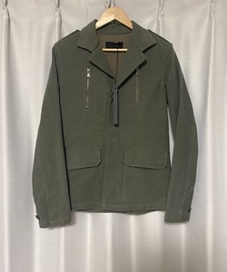 未使用タグ付き☆【junhashimoto】11AW JKT011-MLS01 F2 TYPE JKT コットンミリタリージャケット 3 カーキ ジュンハシモト