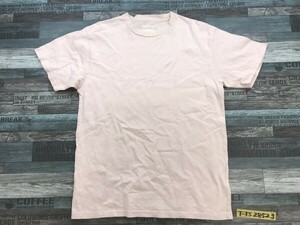 OSHKOSH オシュコシュ メンズ 無地 コットン 半袖Tシャツ L 薄ピンク