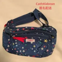 中古☆CathKidston 星柄ウエストポーチ ボディバッグ