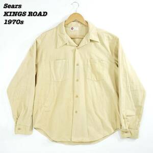 Sears KINGS ROAD Flannel Shirts 1970s SH24034 Vintage シアーズ キングスロード フランネルシャツ ネルシャツ 1970年代 ヴィンテージ