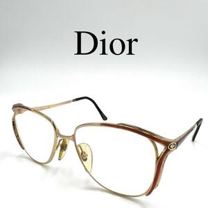 Christian Dior ディオール メガネ 度入り CDロゴ ケース付き