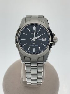 Grand Seiko◆クォーツ腕時計/アナログ/ステンレス/BLK/SLV/SS/4J52-0AA1