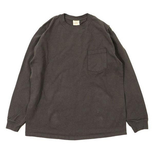 Mサイズ ユーズドブラック グッドウェア tシャツ ロング GOOD WEAR L/S POCKET TEE ヘビーウェイトTEE MADE IN U.S.A