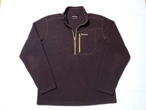 ■SIMMS（シムス）RIVERSHED QUARTER ZIP-MAHOGANY　サイズ/M　フリース・フーディ　モンベル