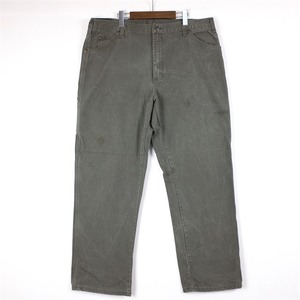 Dickies ディッキーズ ダック地ワークペインターパンツ メンズW40 モスグリーン 1939RMS ワーク 大きいサイズ pt-1312