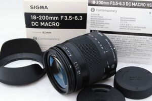 箱付き！新品級 ★SIGMA Contemporary C014 Nikon F-DX 18-200mm F3.5-6.3 DC MACR ★ 20240322_B00HS3DTBE