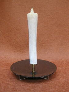 本和蝋燭　白 ２匁 イカリ型 ２本セット　　和ろうそく　和ロウソク　和蝋燭　