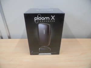 未使用 未開封 ploom X ADVANCED プルームＸ アドバンスド ブラック 電子タバコ 喫煙グッズ 破れあり 激安1円スタート