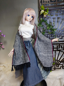 Pure Drop【casual line】■SD・DD・1/3Dollサイズ　ツイード調ブランケット