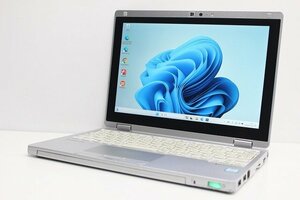 1円スタート ノートパソコン 2inqPC Windows11 WPS office搭載 Panasonic レッツノート CF-RZ6 第7世代 Core i5 SSD256GB メモリ8GB