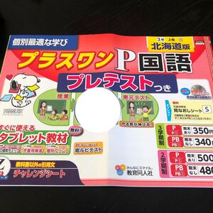 3615 プラスワンP国語 3年 AH1304 教育同人社 小学 ドリル 問題集 テスト用紙 教材 テキスト 家庭学習 漢字 過去問 ワーク 勉強 非売品