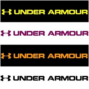 送料0★20×13.5cm【UNDER ARMOUR-B】アンダーアーマー★　アスリート・サッカー・野球・スポーツ・オリンピックステッカー(1)