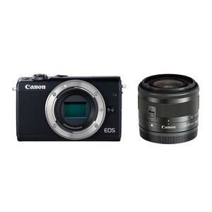 中古 １年保証 美品 Canon EOS M100 レンズキット 15-45mm IS STM ブラック