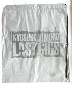 残2つ★新品★ 氷室京介 LAST GIGS ショッピングバッグ ビニールバッグ