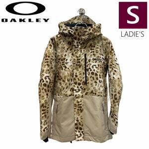 ● OAKLEY WMNS TNP TBT INSULATED JKT CHEETA TD PRINT Sサイズ レディース スノーボード スキー ジャケット 23-24 日本正規品