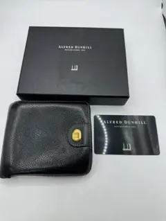 dunhill ダンヒル　二つ折り財布　メンズ　ブラック