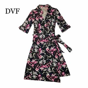 Diane von Furstenberg ダイアン フォン ファステンバーグラップワンピース ワンピース　4 総柄　花柄