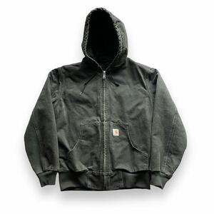 Carhartt Active Jacket カーハート アクティブ ジャケット モスグリーン MOS　メキシコ製　メンズS/L 実寸Mくらい00s 90s ビンテージ