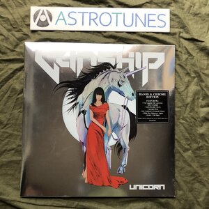 未開封新品 激レア 2023年 英国 本国オリジナルリリース盤 ガンシップ GUNSHIP 2枚組カラーLPレコード Unicorn: UK Synth Pop-Rock