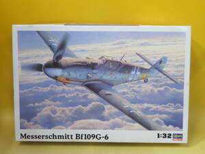 【中古】ハセガワ　1/32　ST17　08067　メッサーシュミット Bf109G-6　ドイツ空軍　戦闘機　未組立【プラモデル】J2 A3176