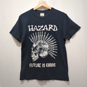 【送料370円】90年代 ヴィンテージ ハザード HAZARD バンドTシャツ メンズ S 半袖 バンT パンク ロック 90s Vintage ビンテージ