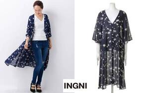 ★新品♪イング【INGNI】花柄シフォン／ガウン KA★