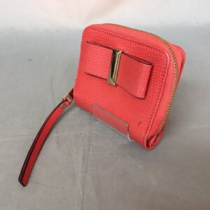 【中古品B】Chloe(クロエ) ラウンドファスナー付き折り財布 (管理番号：063104)