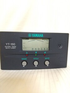 YAMAHA　●　ギター／ベース　オートチューナー　YT−150　★　マニュアル有り・ケース無し　GUITAR/BASS AUTO TUNER