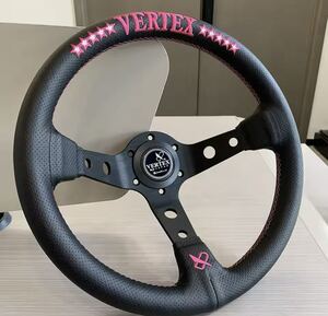 【送料無料】VERTEX ステアリング 33パイ 90mm ベルテックス ヴェルテックス ハンドル　汎用　社外 非正規品 輸入品