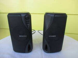 ★KENWOOD 卓上スピーカー AS-5 ペア 　ジャンク　 ケンウッド　通電作動未確認　部品取り　現状品