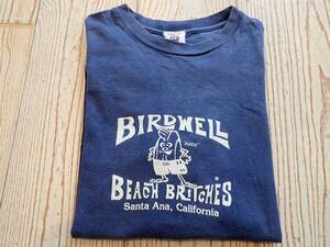 90´S【BIRDWELL バードウェル】メンズsize(S)ビンテージTシャツ☆色落ち感有る古着です。