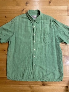 USED/古着 MARGARITAVILLE S/S SILK×LINEN Shirt Box丈/半袖 シルク×リネンシャツ / Levi