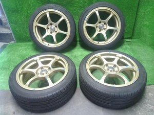 YOKOHAMA ヨコハマ ADVAN RACING RGⅡ アルミホイール 17インチ 4本セット 17×7.5J 5H 114.3 +45 ハブ径約73㎜ 215/45R17 アテンザ GG3S