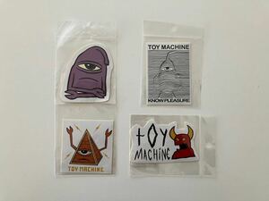 ◯toy machine(トイマシーン)ステッカー/4枚セット/SKATEBOARD/スケートボード/②