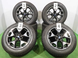 4本 スバル XV GT系 純正 17インチ 7J ＋55 5H PCD100 スタッドレス ブリヂストン ブリザック VRX2 2022年 225/60R17 フォレスター SJ系