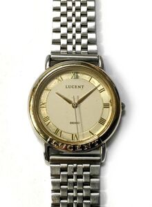 SEIKO セイコー LUCENT 7N01ー6150 電池交換済 中古 裏蓋刻印入り