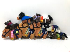 △【2】現状品 競馬 サラブレッドコレクション など ぬいぐるみ まとめ ディープインパクト/ダイワスカーレット 等 同梱不可 1円スタート