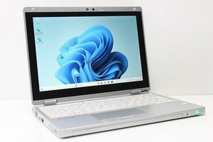 1円スタート ノートパソコン Windows11 2in1PC Panasonic レッツノート CF-RZ6 Windows10 第7世代 Core i5 SSD256GB メモリ8GB 軽量745g